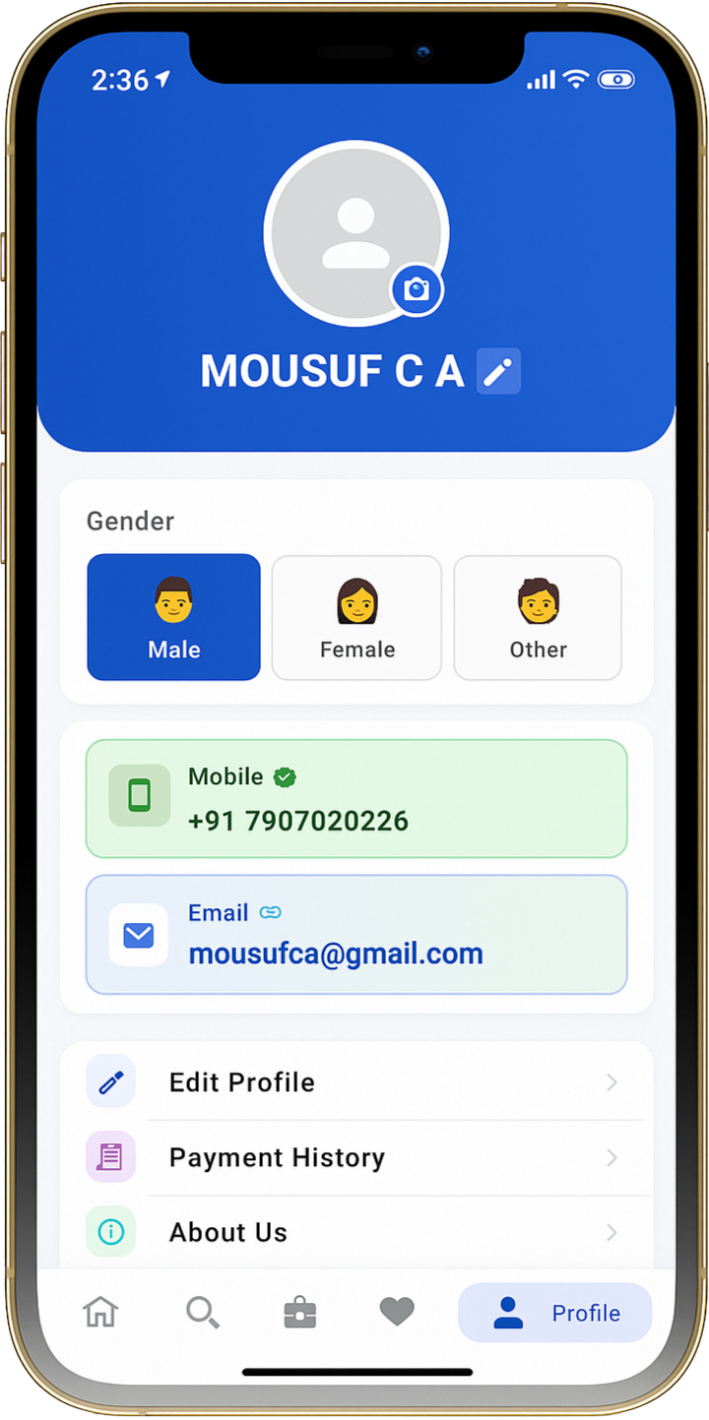 Panikkaar App Direct Chat - Real-time communication with workers